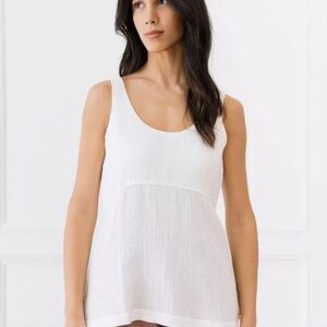 NWT COZY EARTH Boardwalk Breeze Gauze Tank
